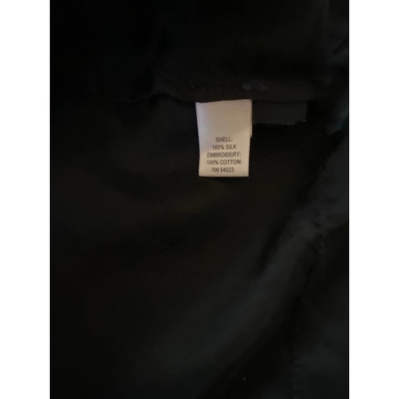 100% silk black slip dress by Banana Republic - Picture 6 of 8